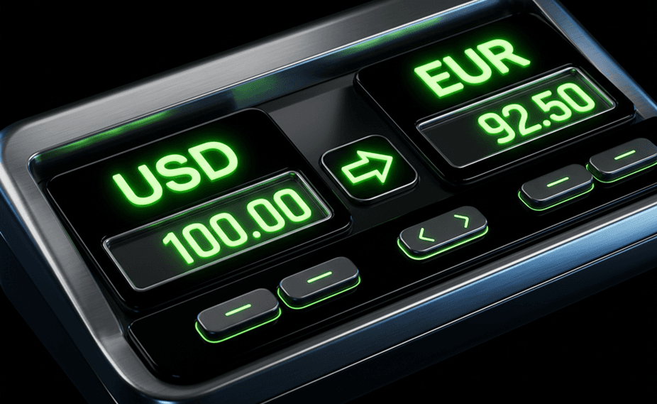 Currency converter - USD to EUR and real-time exchange rates
